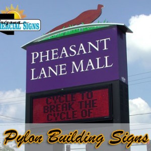 Exterior Pylon Building Signs Phoenix