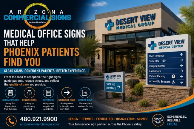 medical office signs Phoenix