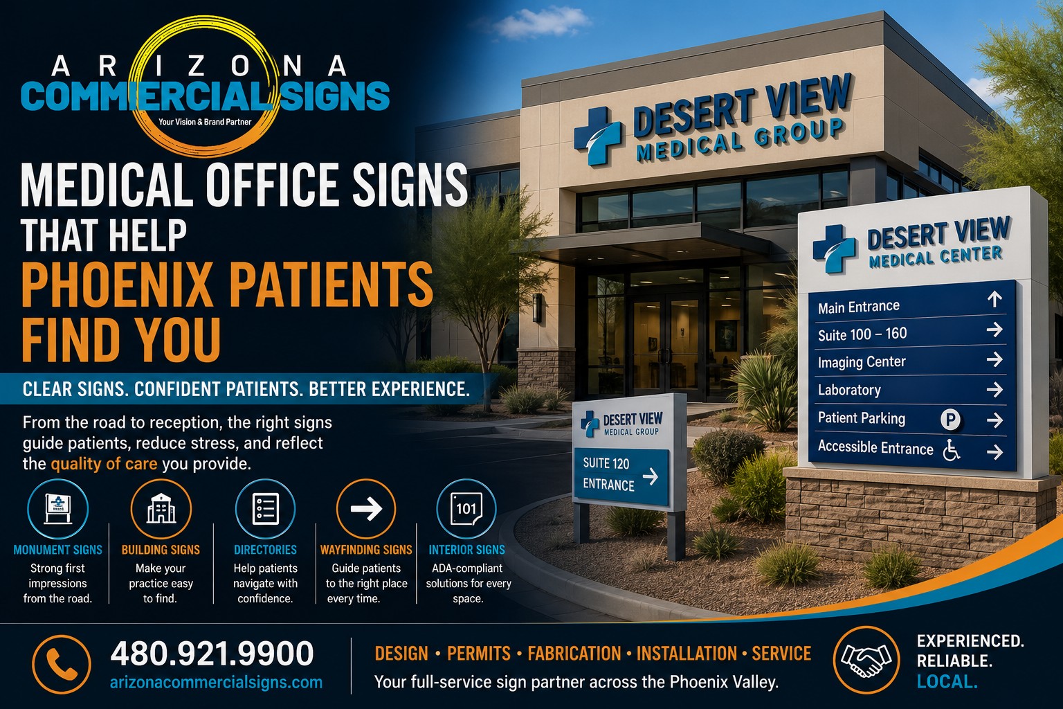 medical office signs Phoenix